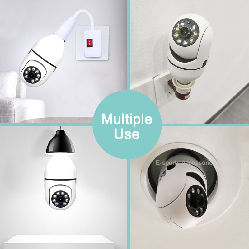 WIRELESS WIFI LIGHT BULB CAMERA SECURITY CAMERA