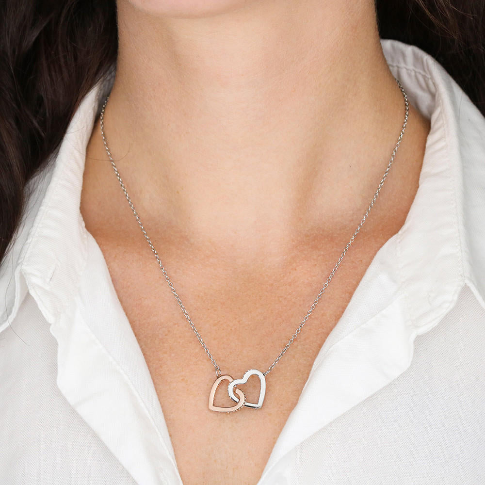 INTERLOCKING HEART NECKLACE